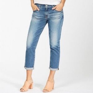 AG Ex-Boyfriend Slouchy Slim Ankle Jean Indigo Wash Comfort Stovepipe Denim